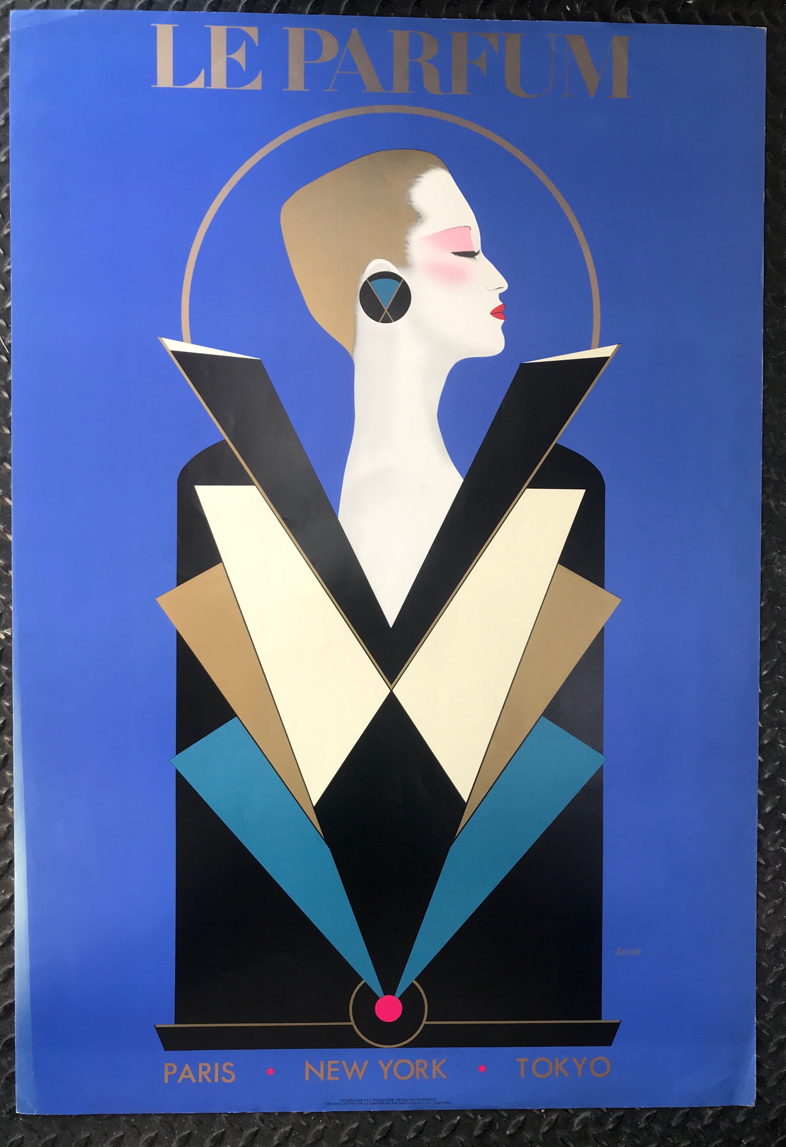 Original screen poster of Razzia, Le Parfum (Paris New York Tokyo