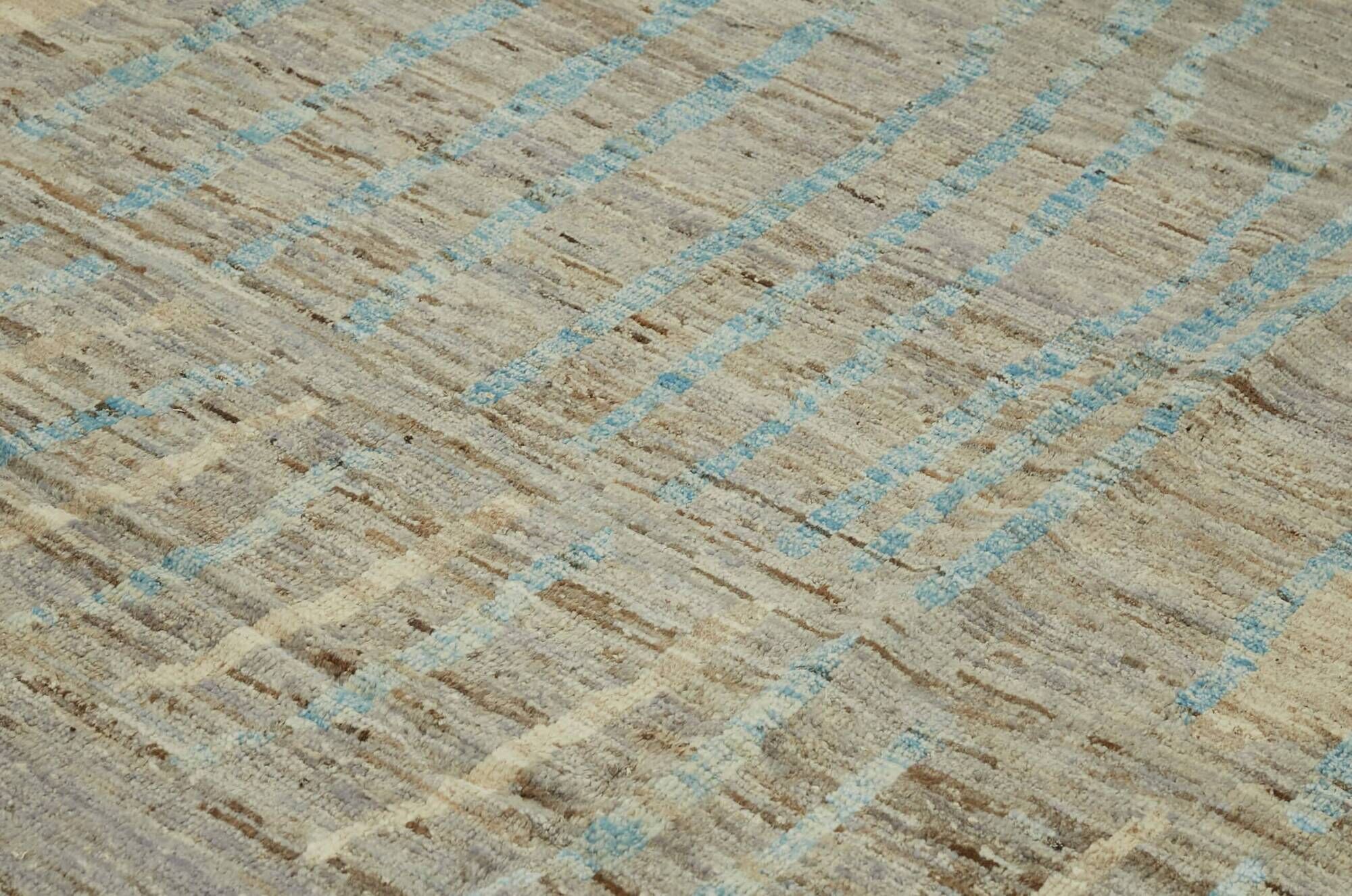 Handmade Tribal Decorative 287 cm x 364 cm Blue Wool Carpet