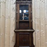 Coat rack - Napoleon III wardrobe in wood and brass