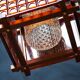 Mid-Century Suspension in Orange Crystal, Denmark