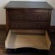 Petite commode ancienne en hêtre 3 tiroirs France Fin XIXe/début XXe