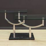 Table basse en métal, design danois, années 1990, production : Danemark
