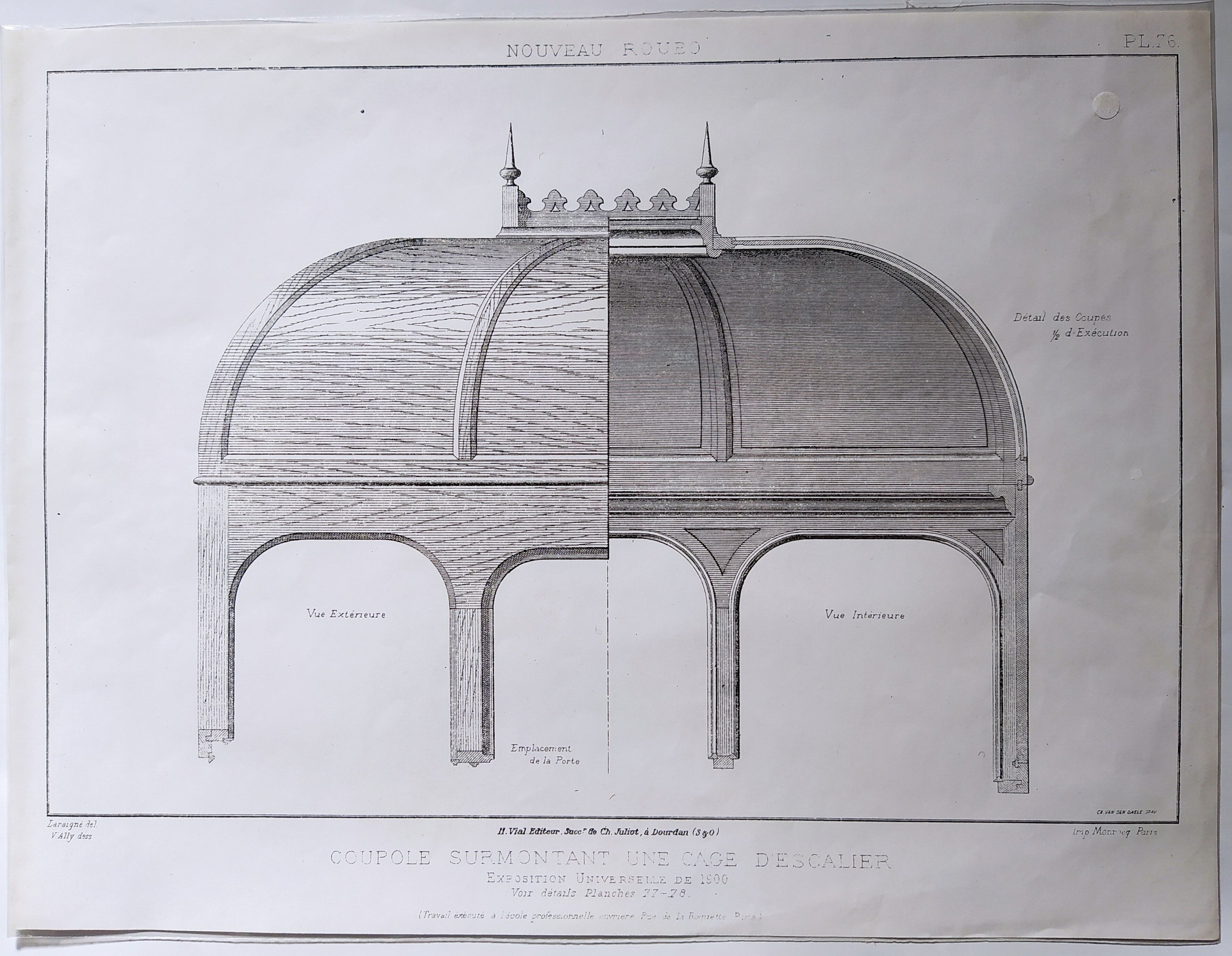 18 carpentry boards " Roubo "