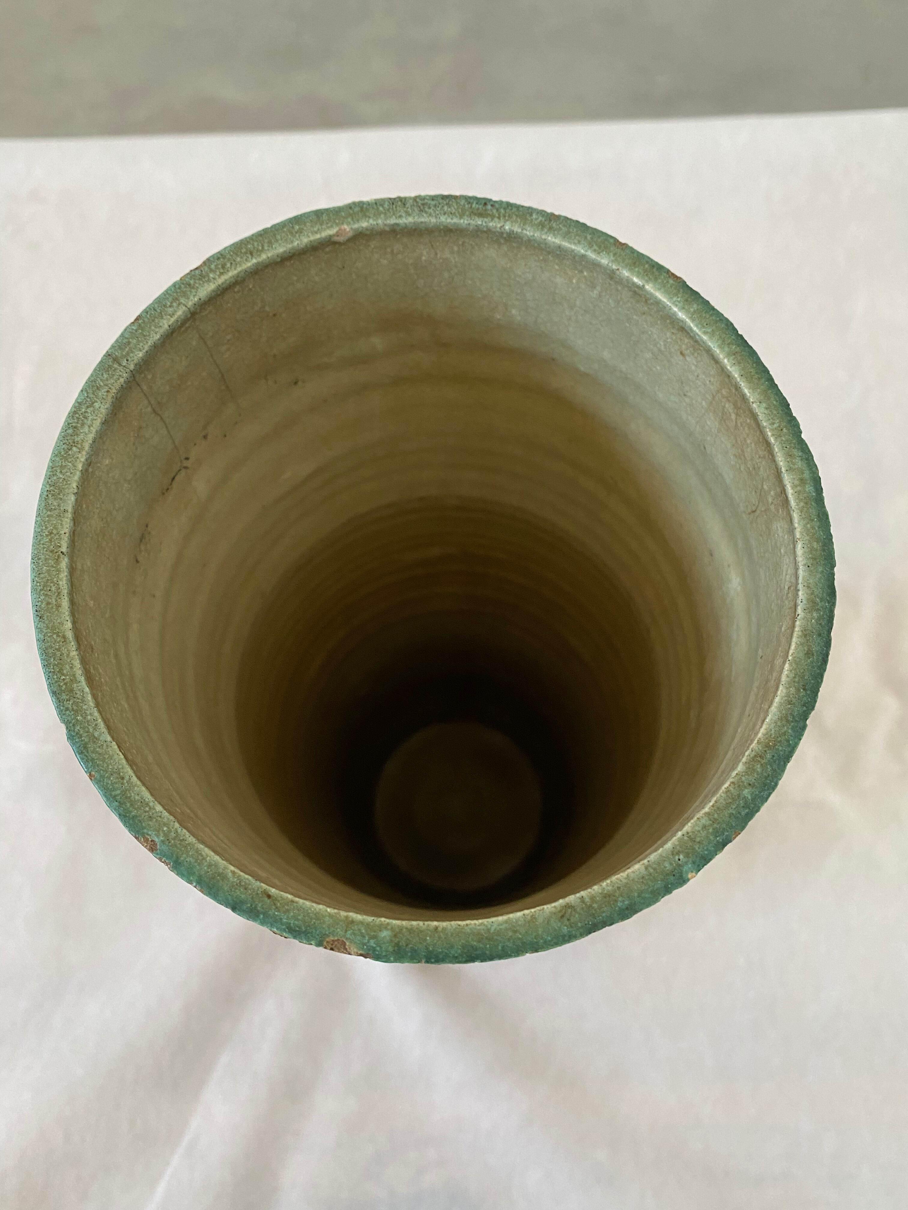 Old ceramic vase 1960 Scandinavian Holland design Pieter Groeneveldt