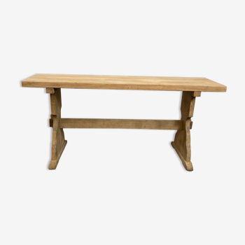 Old solid oak console