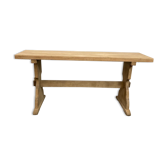 Old solid oak console
