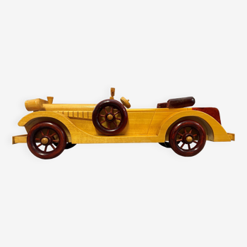 Maquette reproduction voiture ancienne en bois bugatti citroën mercedes rolls 2