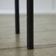 Red Plywood and Curved Metal Frame Chair