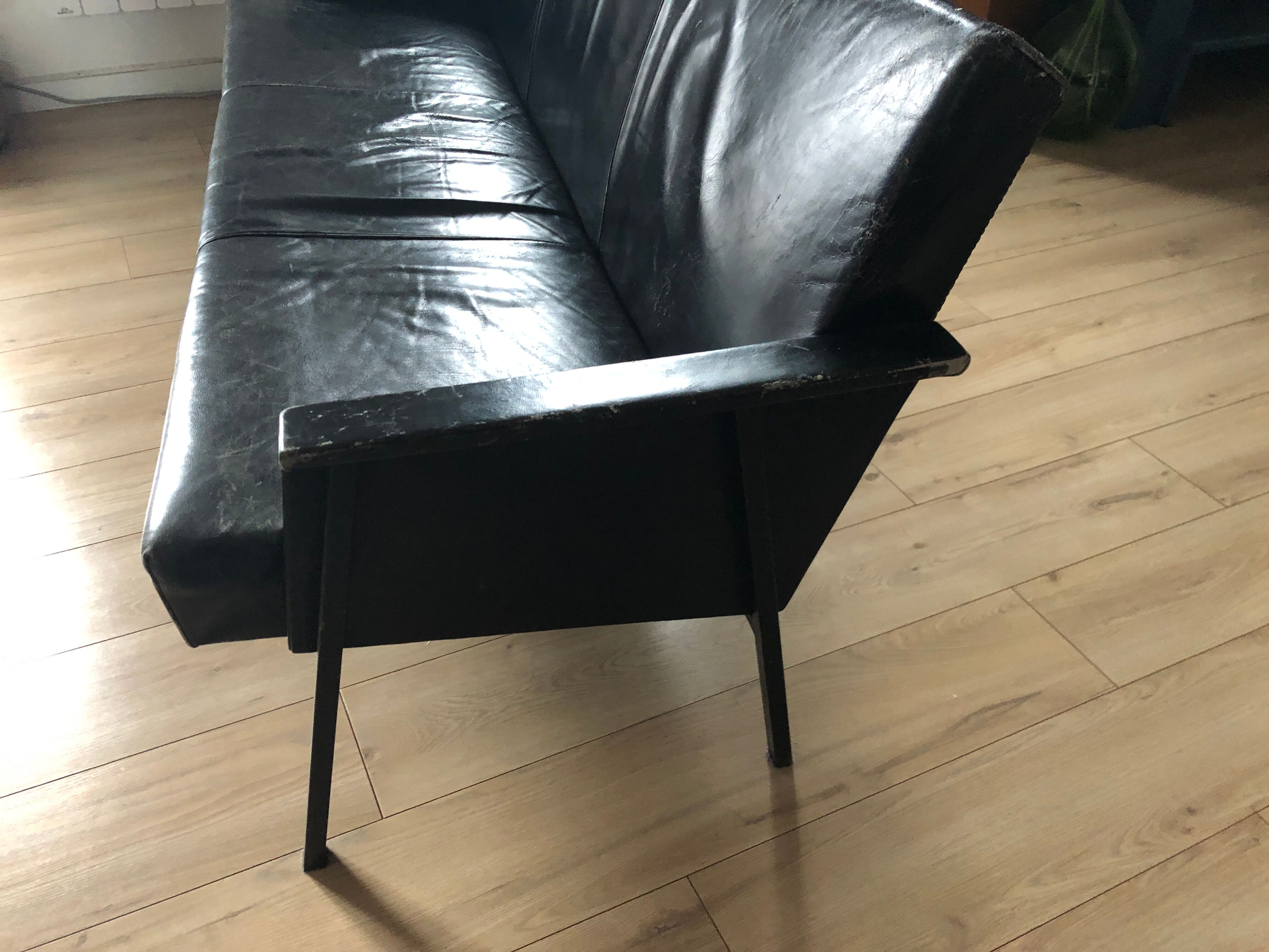 Vintage imitation bench 60s/70s 3 seats