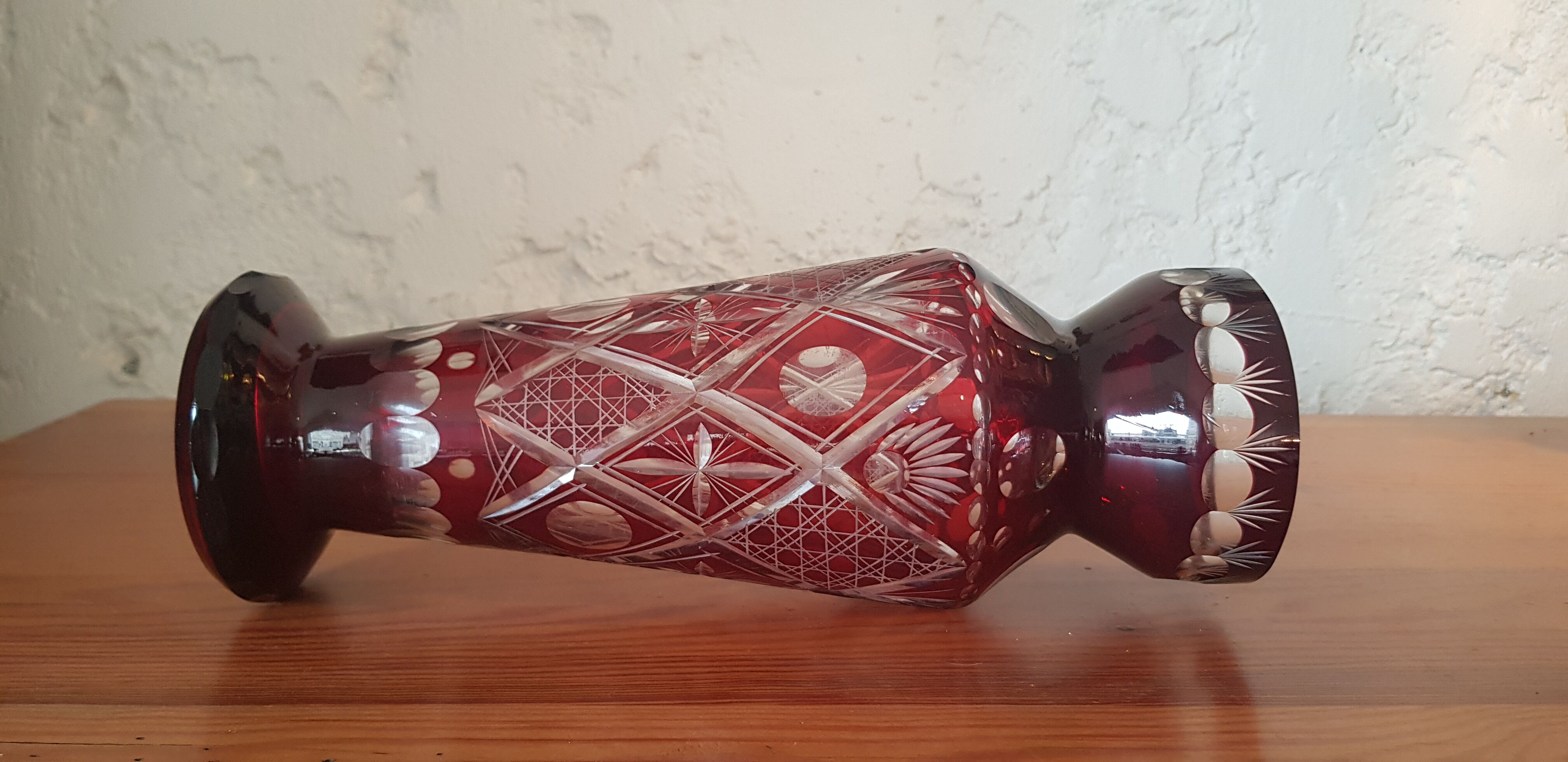 Vase en cristal de Bohème