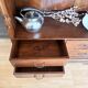 Wooden bookshelf with drawer