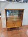 Vitrine vintage en chêne des années 60