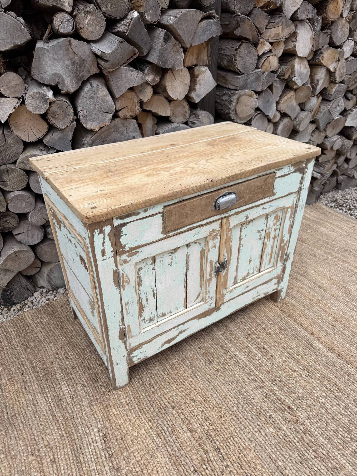 Meuble rangement vintage/ Meuble métier
