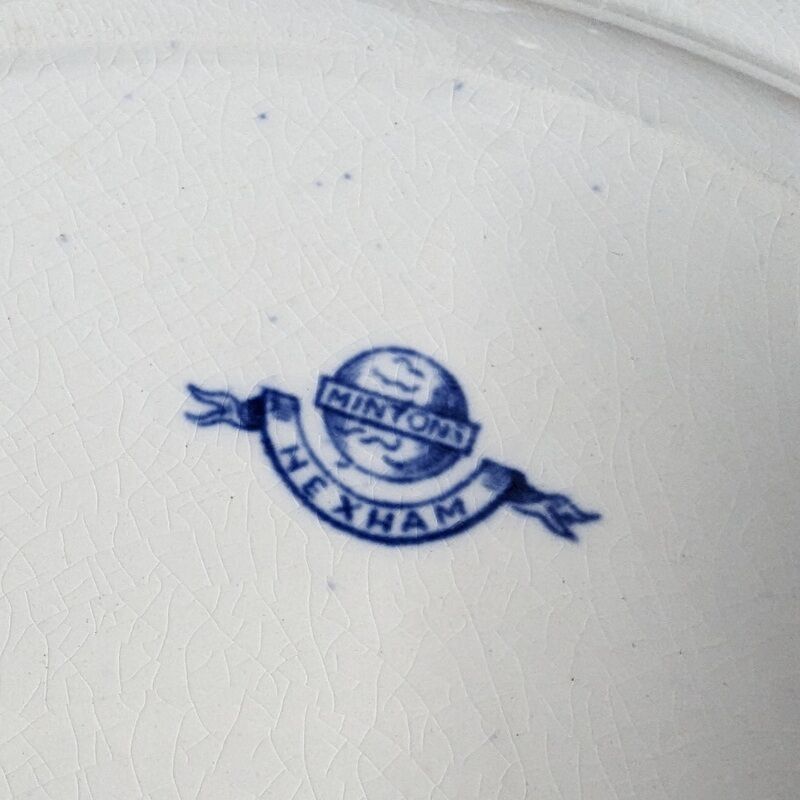 6 large plates Mintons England