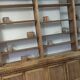 Large natural wood bookcase late nineteenth