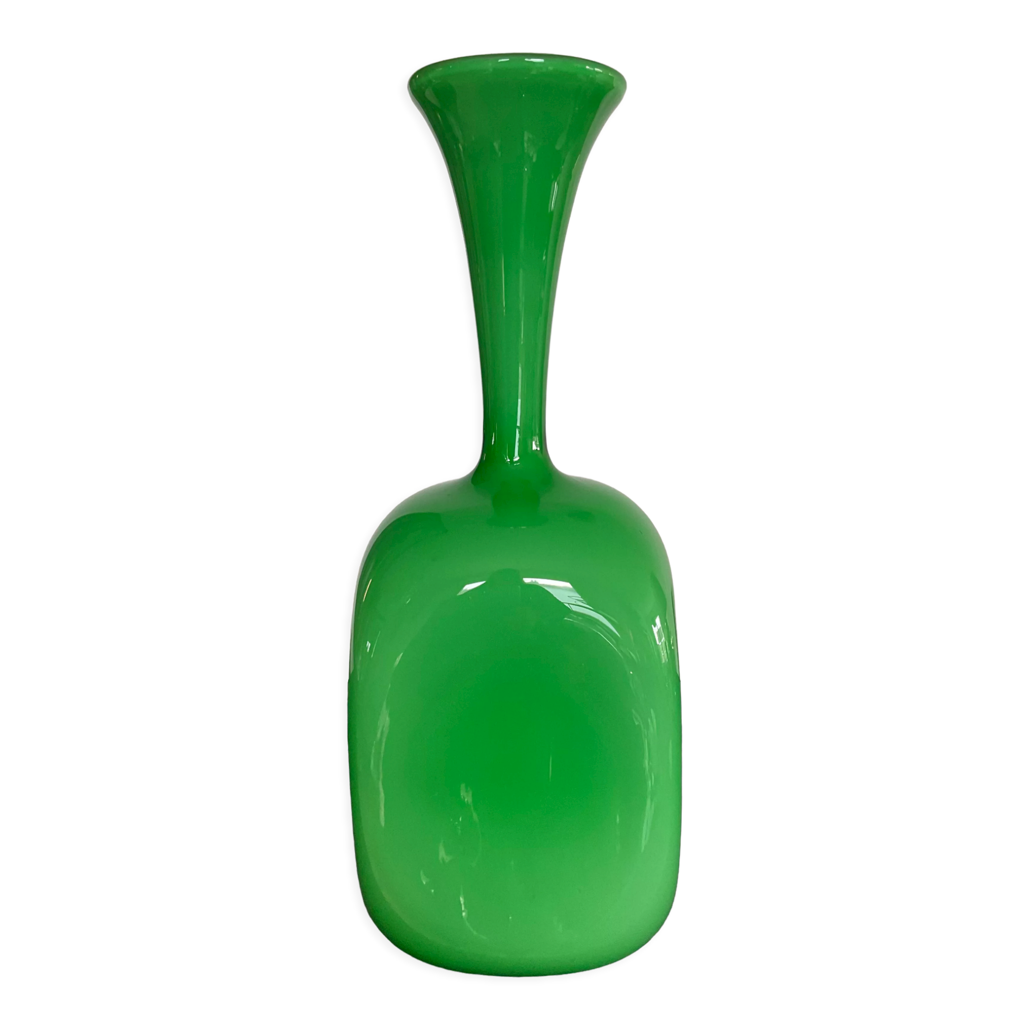 Vintage vase from the 50s in glass paste