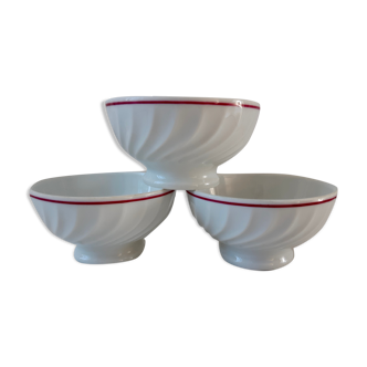 Trio of bowls Limoges 50