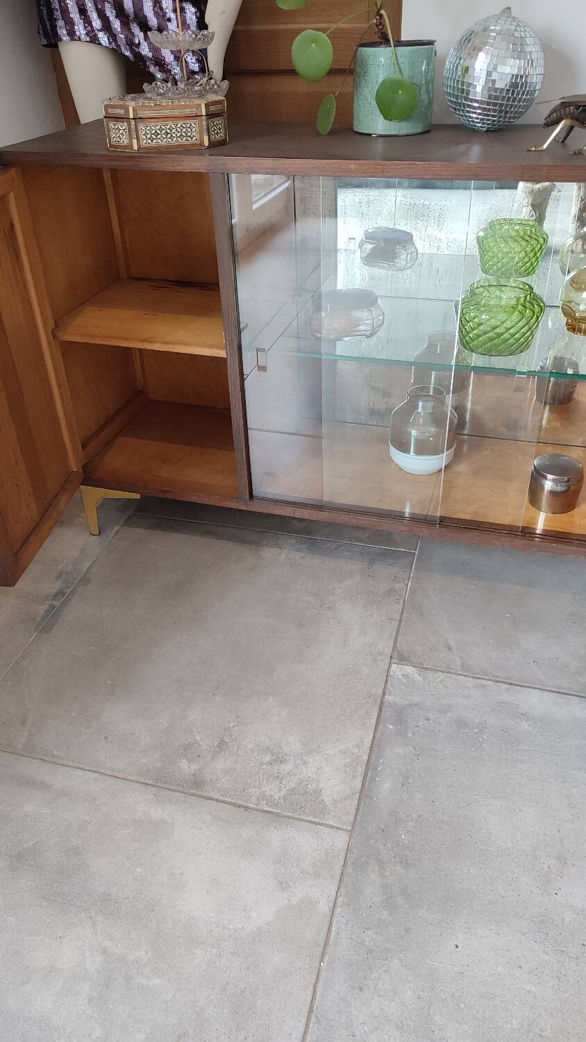 Small solid wood sideboard