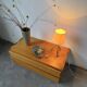 1960s rattan desk or table lamp
