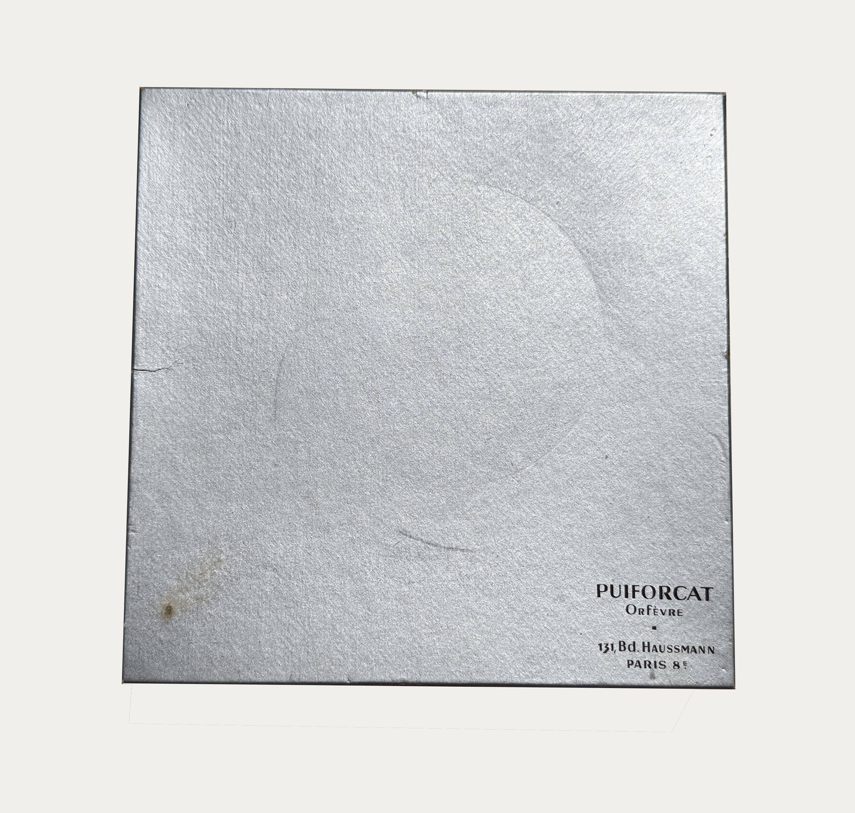 Puiforcat & raynaud limoges porcelain presentation plate