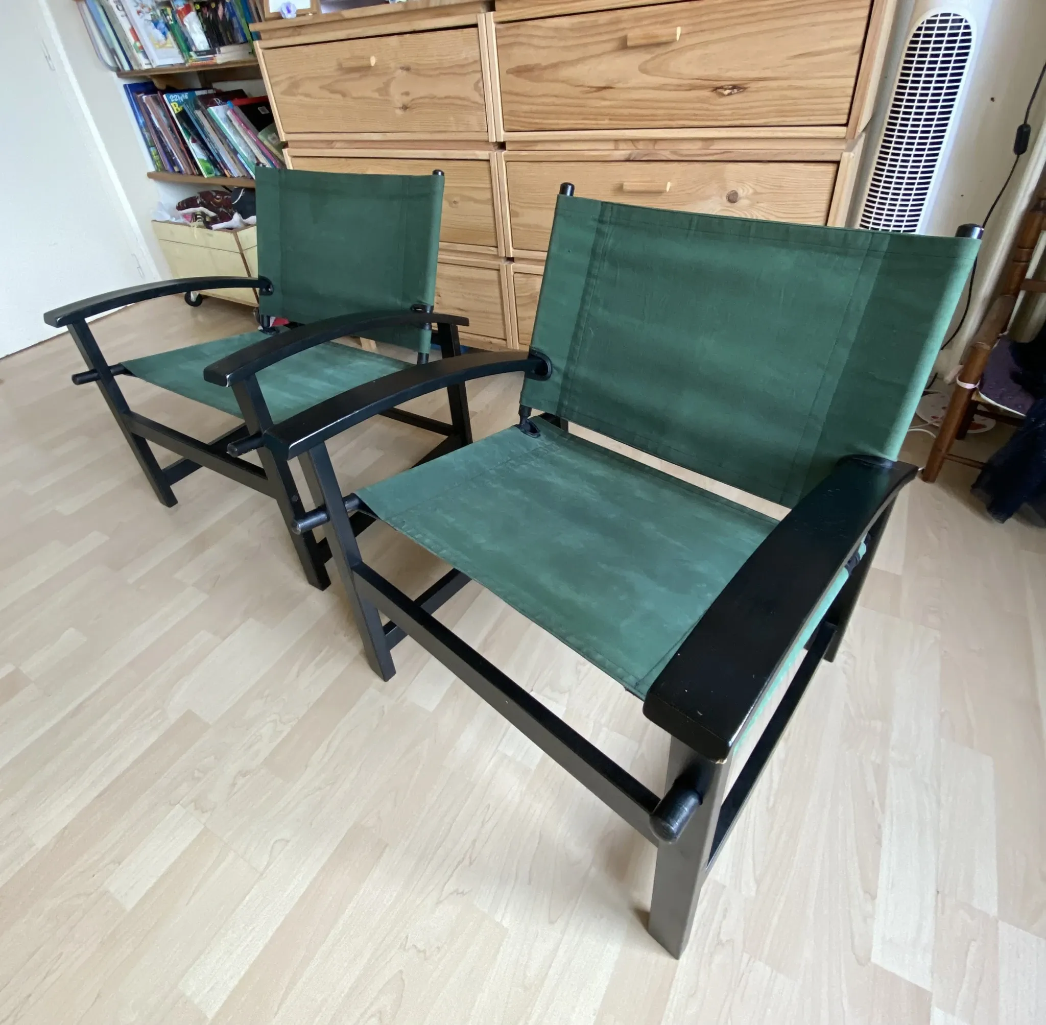 Paire de fauteuils Hyllinge Mobler modèle safari