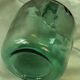 Demijohn Bonbonne green glass Vayelense Deco Indus vase collection