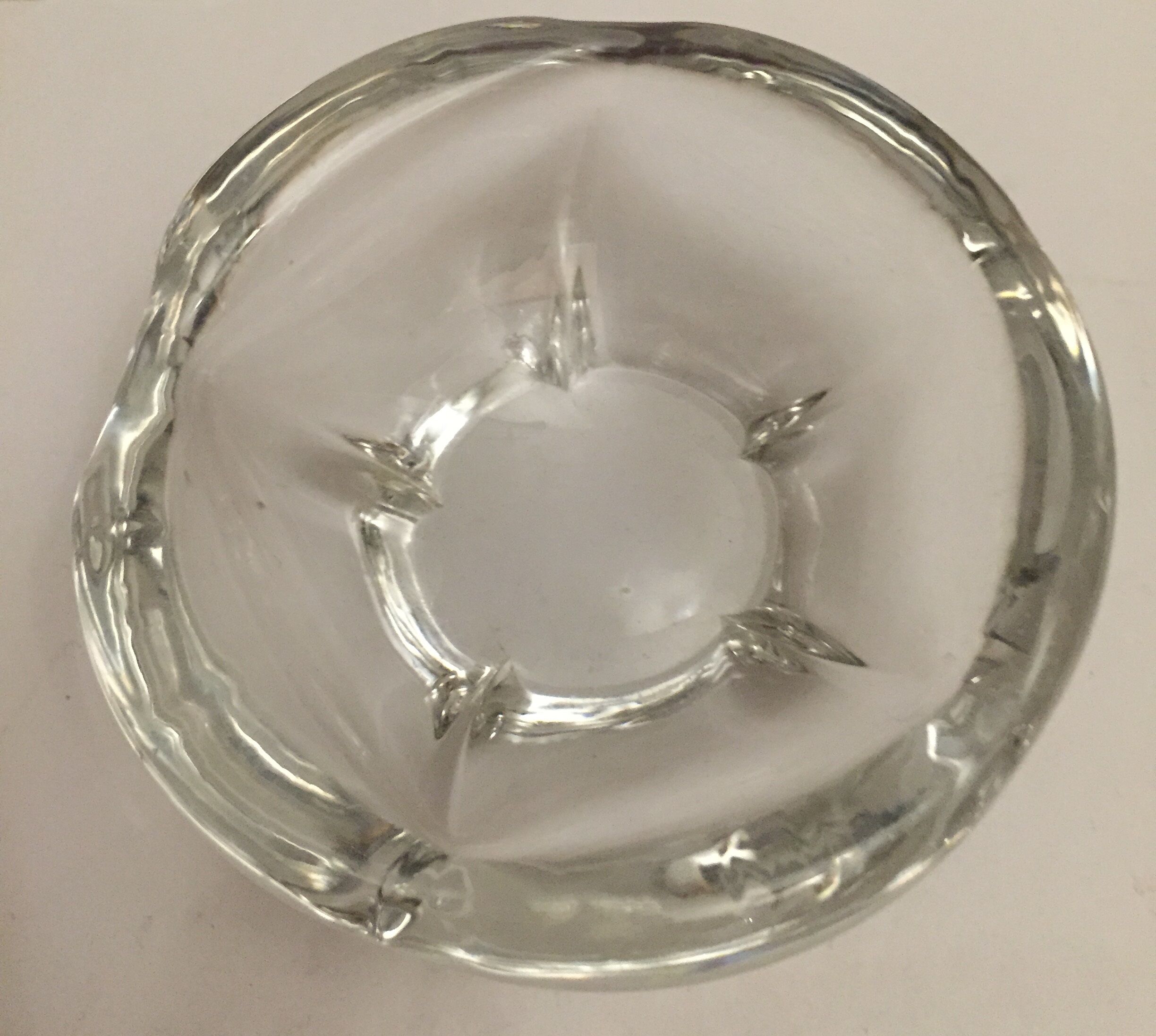 Daum crystal ashtray