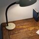 60s Articulated Lamp – Beige Metal and Flexible Neck