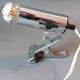 Chrome clip-on spotlight Targetti 1960, Italy.