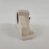 Art deco cracked earthenware clock