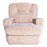 Fauteuil en velours côtelé années 70