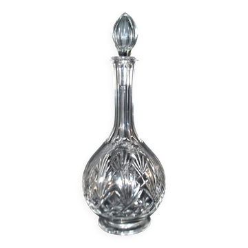 Cut crystal wine carafe Saint-Louis model VIC Massenet 1930 H34cm