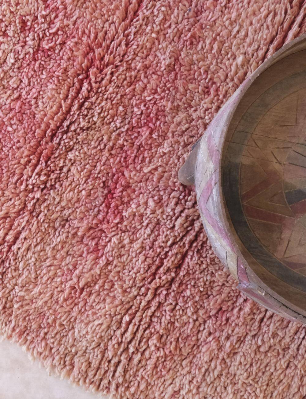 Pink Runner Rug - 313 x 110 cm