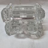 6 glass knife holders from 1980