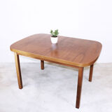 Teak expandable dining table, Sweden, 1960