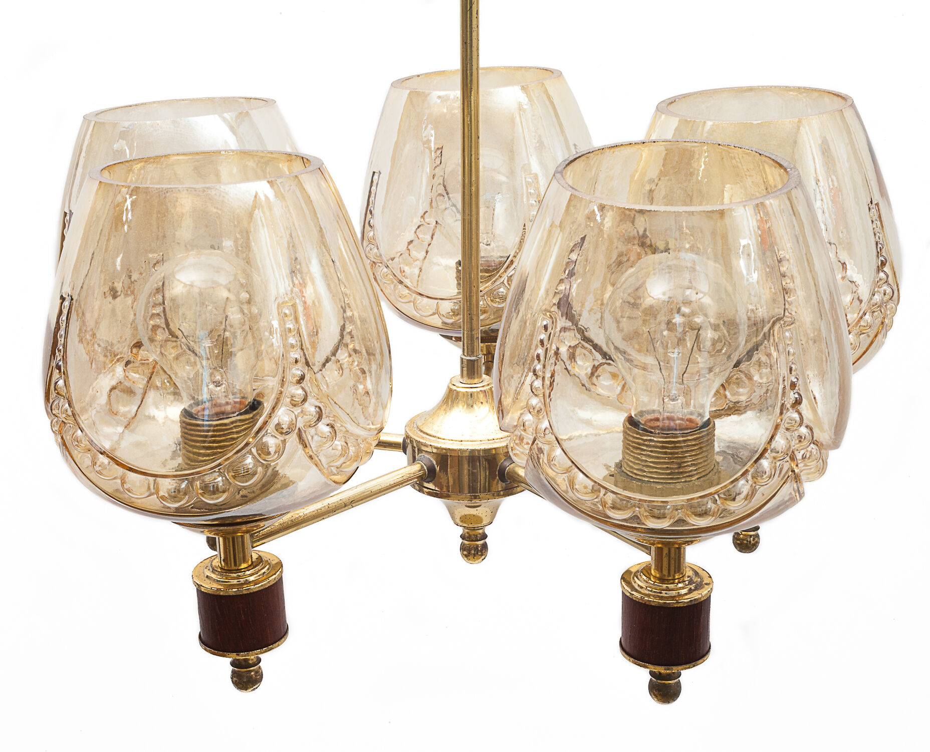 Chandelier in the taste of Jean Royère