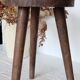 Vintage wooden tripod stool