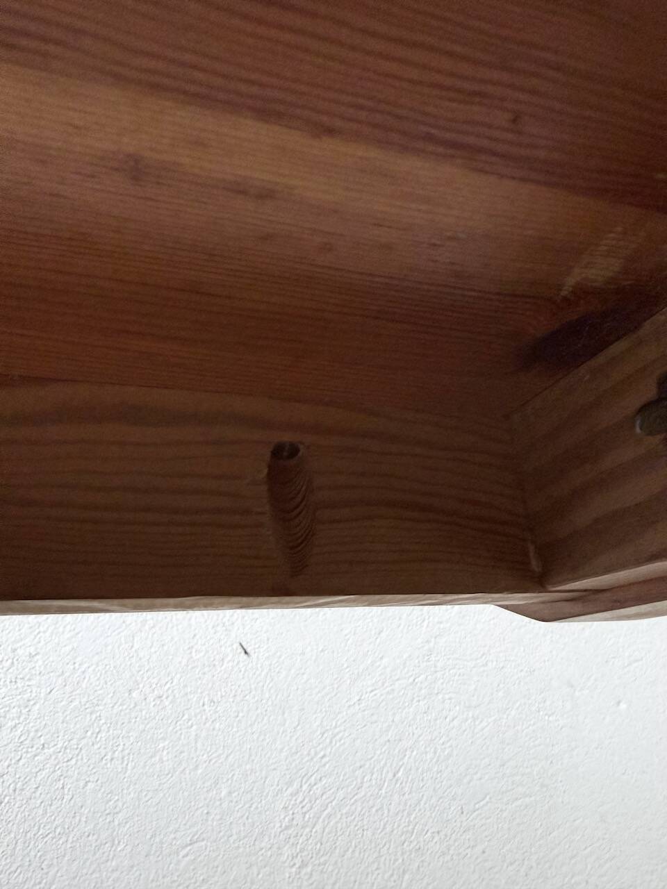 Mountain furniture table made of solid pine