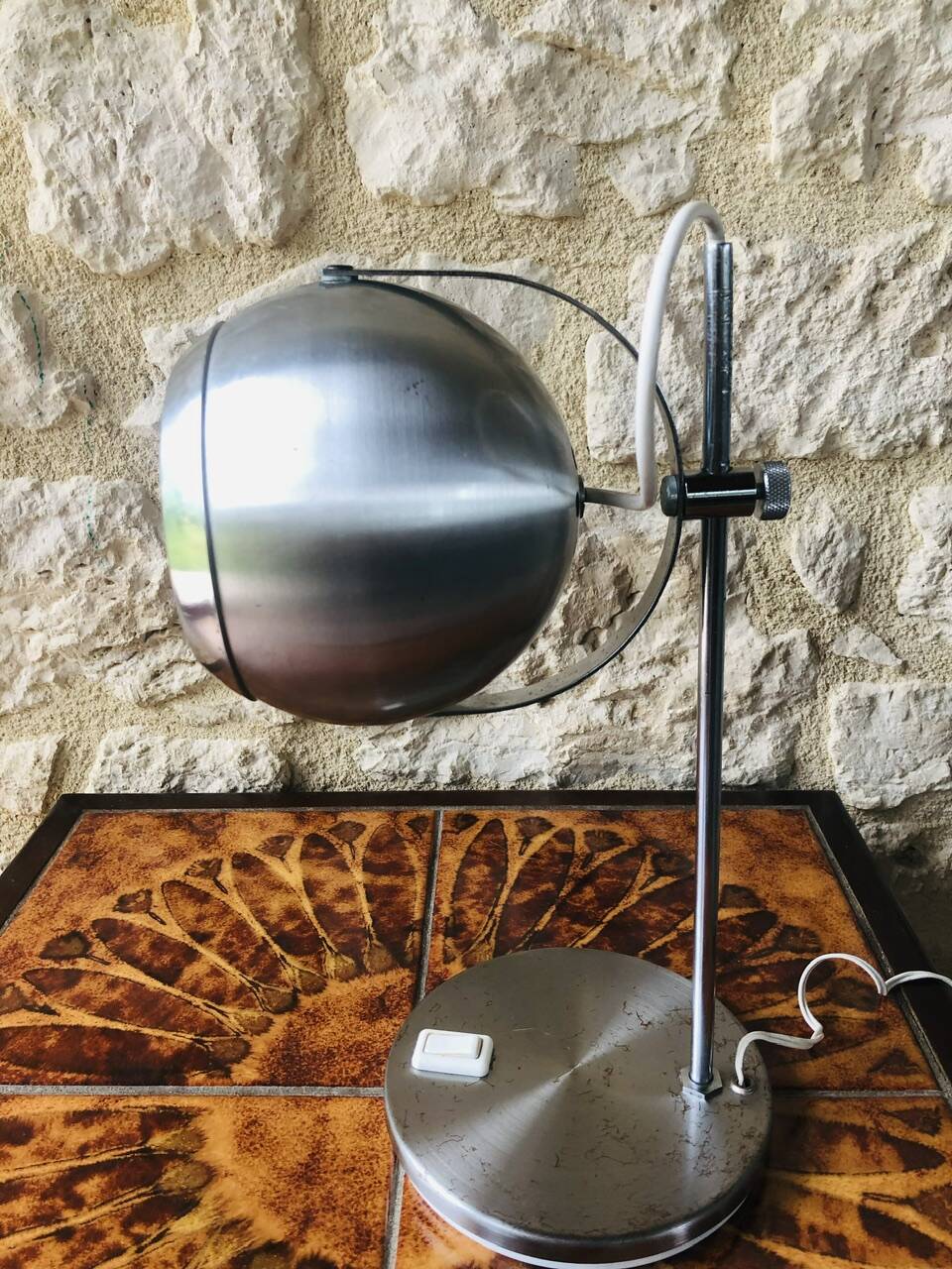 Vintage eyeball table lamp circa 1970s