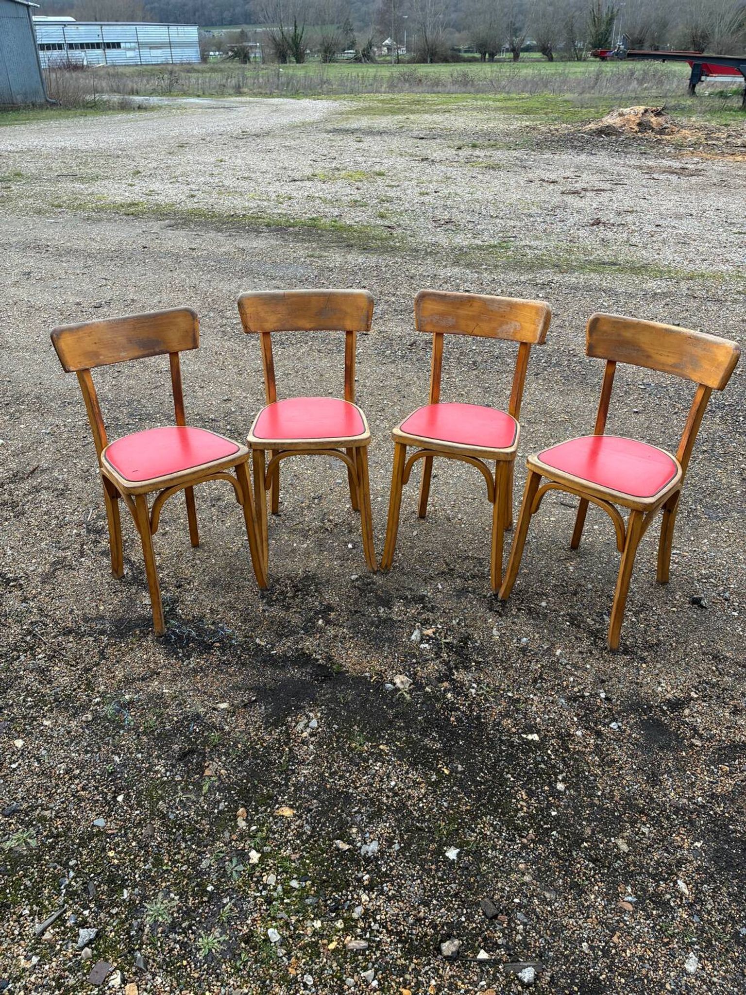4 Baumann bistro chairs