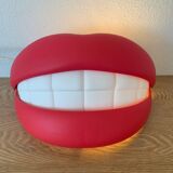 Lampe applique flabb ikea v0107 années 90 vintage pop art lèvres dent réglable