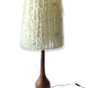 Mid-century earthenware table lamp, France 1950s