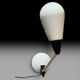 Vintage desk lamp Marina Malabotti Italy 1970