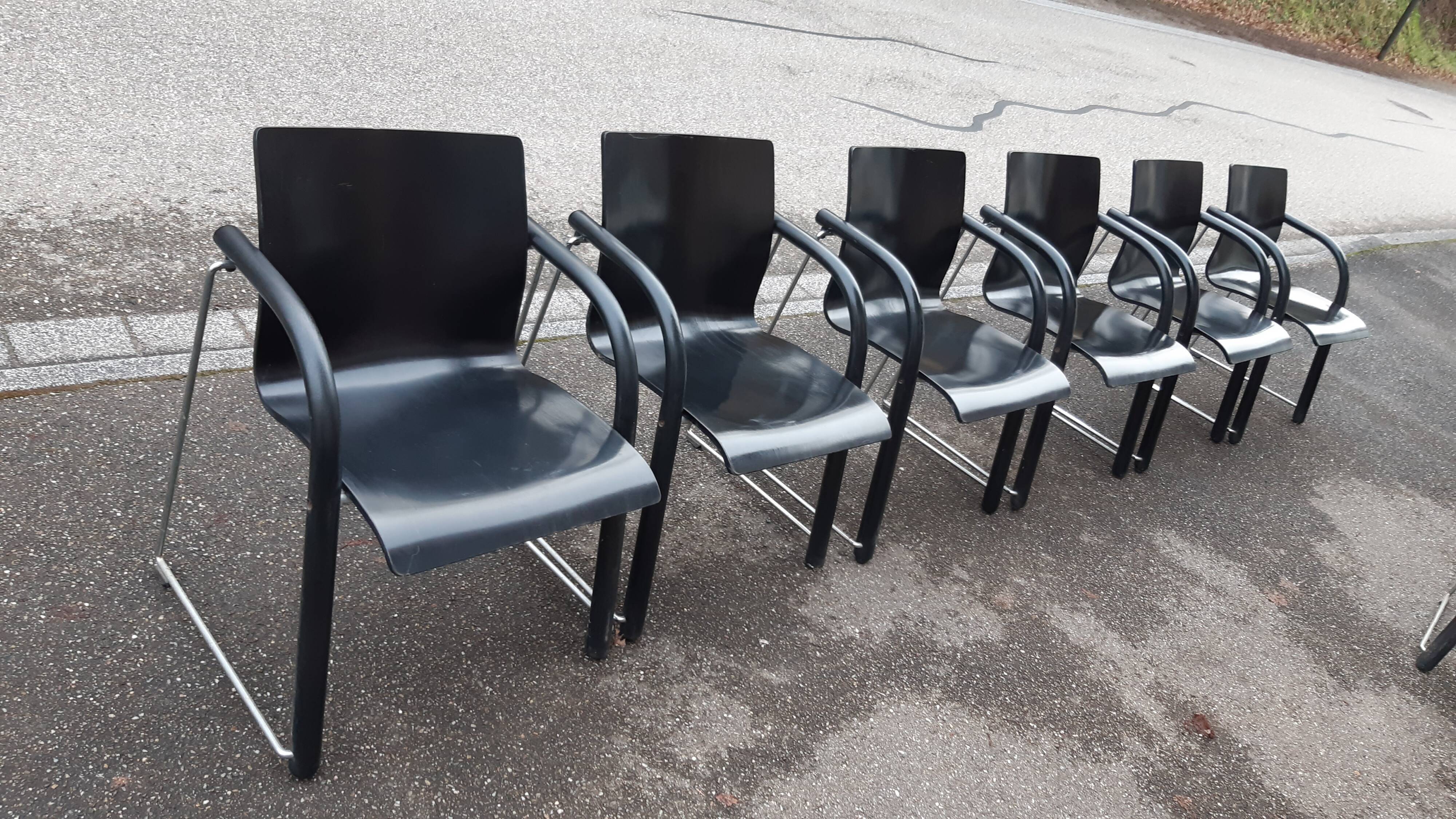 S320 chairs by Ulrich Boehme and Wulf Schneider for Thonet