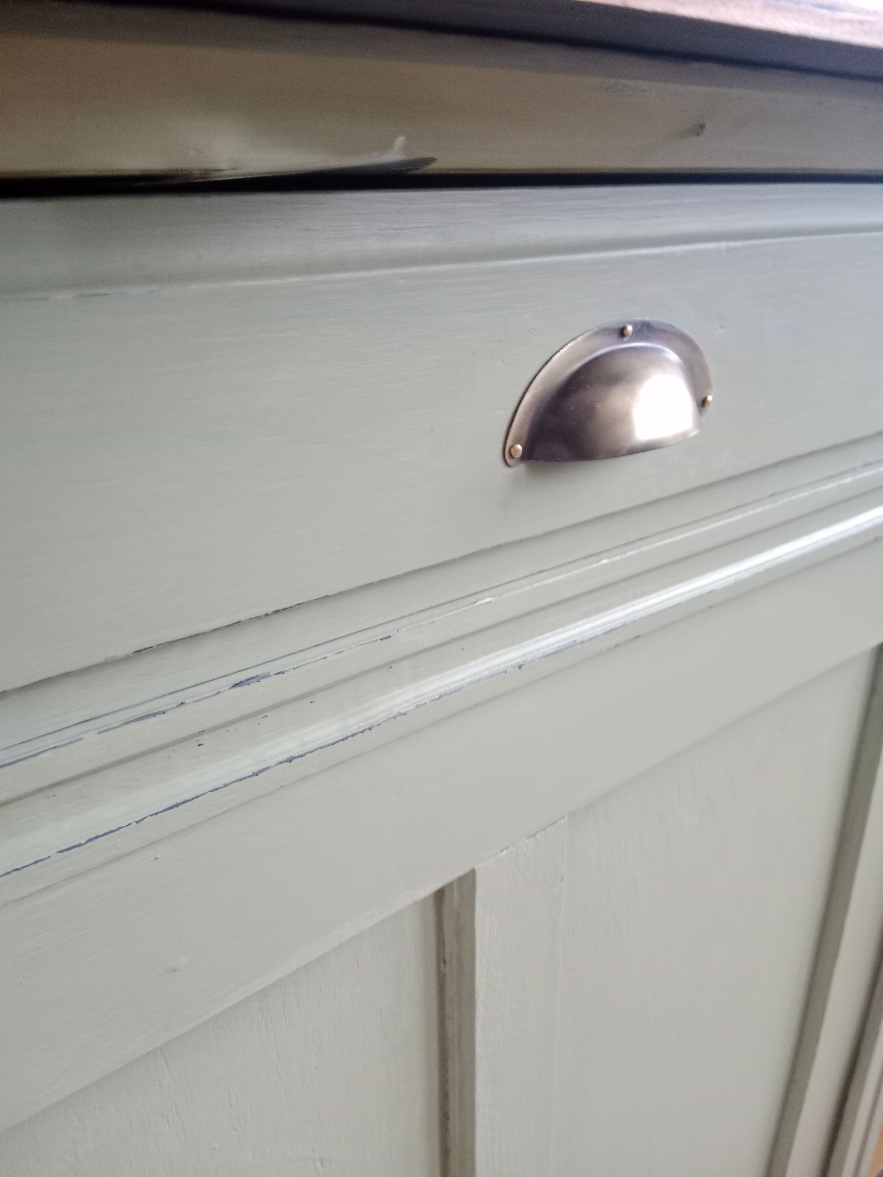 Parisian art deco khaki sideboard