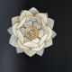 Applique murale fleur de lotus en nacre, Italie 1970