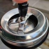 Chromed stand ashtray