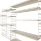 White vintage Nisse Strinning wall system string design ab, 1950s