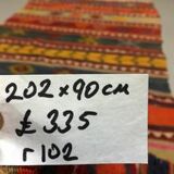 Turkish kilim runner 202x90 cm
