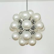 Chromed 1970s Sputnik Chandelier by Motoko Ishii for Staff